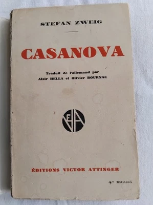 CASANOVA 1930 STEFAN ZWEIG - Photo 1/2