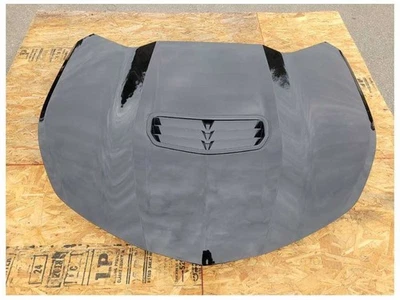 2019-2023 Chevrolet Camaro SS LT1 6.2L Front Hood Shell Vent Paint Black C124 - Image 1 of 4