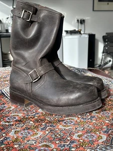 Prime Boots Biker Boots Herren 8675 Testa Engineerstiefel Braun Leder Gr :44 EU - Bild 1 von 24