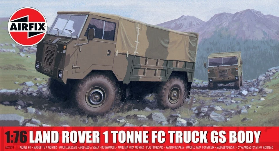 AIRFIX A02331 MODELLO LAND ROVER 1 TONNELLATA FC TRUCK CORPO GS 1/76 - Immagine 1 di 1
