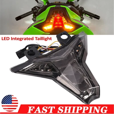 LED Brake Tail Light Turn Signal Indicator For KAWASAKI NINJA ZX6R ZX636 2024-25 — 第 1/4 张图片