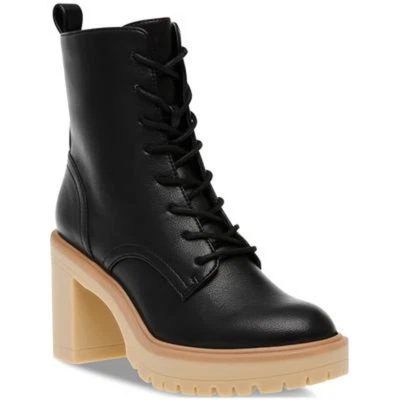 Botín Dv Dolce Vita Jaycob para mujer EE. UU. 7 negro imitación cuero plataforma TZP43 Foto 1 de 4