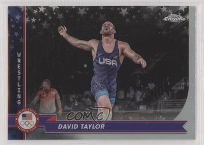 2024 Chrome US Olympic & Paralympic Team and Hopefuls Refractor David Taylor - Image 1 of 2