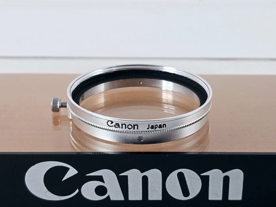 🌸[COMO NUEVO] Adaptador de filtro Canon Step Up Ring 50 mm abrazadera a 55 mm de Japón Foto 1 de 4