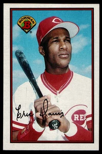 Carta Baseball Vintage 1989 Bowman Eric Davis #316 Cincinnati Reds - Foto 1 di 2