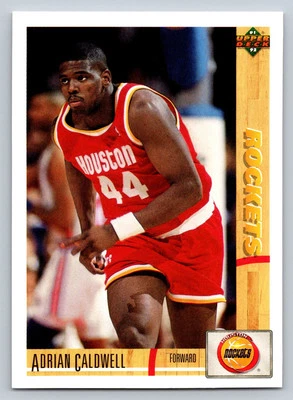 1991-92 Upper Deck #310 Adrian Caldwell Houston Rockets - Image 1 of 2