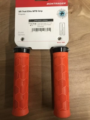 Bontrager XR Trail Elite MTB Grip, Orange - Image 1 of 4