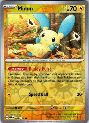 Minun - SV04: Paradox Rift 061/182 - Image 1 of 2