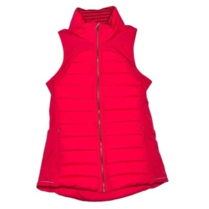 Lululemon Fluffed Up Vest SIZE 6 Boom Juice Pink Goose Down Pocket Jacket - Picture 1 of 11