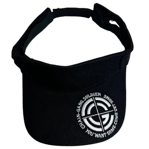 John Cena Blanco y Negro Cadena-Pandilla Palabra Vida Visera Gorra Sombrero WWF WWE - Imagen 1 de 3