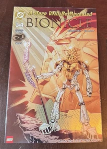 Bionicle # 14 A hero will be revealed DC Comic Book Lego Farshtey September 2003 - Picture 1 of 6