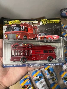 Hot Wheels Team Transport Mix H 2025 Ferrari 250 GTO e Fiat 642 RN2 1pz - Foto 1 di 2