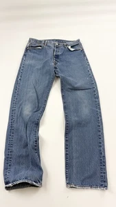 Vintage Levi's 501 Jeans Mens 36x36 Blue Denim Button Fly Distressed Made USA 90 - Picture 1 of 10