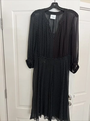 AKRIS PUNTO - Vestido de seda, talla 10 Foto 1 de 4