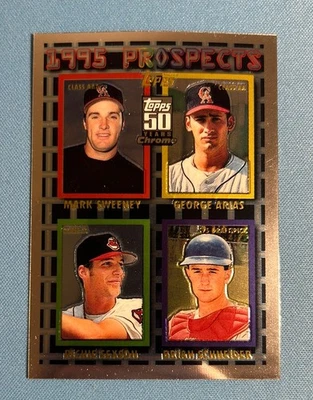2001 年 Topps CHROME Traded Richie Sexton 新秀卡 #122T 1995 PROSPECTS RC — 第 1/2 张图片