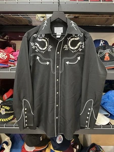 Vtg 70s H Bar C California Ranchwear Pearl Snap Western Shirt SUPERBAD Polyester - Picture 1 of 13