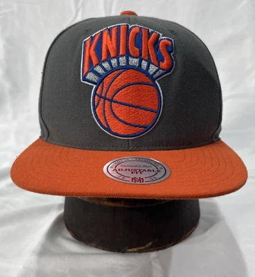 Mitchell & Ness New York Knicks Snapback Hat Cap Wool Blend Hardwood Classic - Image 1 of 4