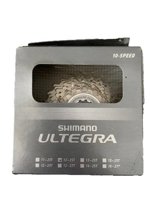 Cassette de bicicleta Shimano Ultegra CS-6600 10 velocidades 12-25 nuevo en caja Foto 1 de 4