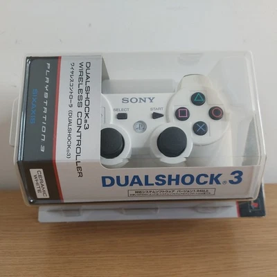 Official Sony PlayStation 3 Ceramic White DualShock 3 Controller Brand New - Image 1 of 4