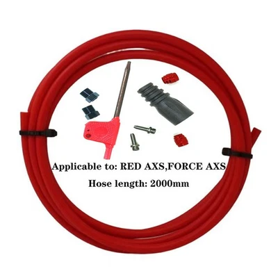 Für Sram RED AXS FORCE AXS Bremsschlauchsatz Scheibenbremse Gummi+Stahl - Bild 1 von 4