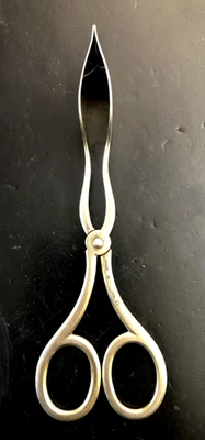 Pinzas de pastelería alemanas antiguas doradas 800 de plata con marcas de plata de exportación rusa. Foto 1 de 4