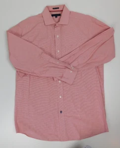 Tommy Hilfiger Mens Long Sleeve Button Dress Shirt Regular Fit Size 15-1/2 32-33 - Picture 1 of 13