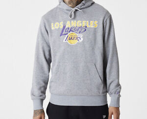 New Era - NBA Los Angeles Lakers Shirt Hoodie Sweatshirt Gr M Neu Script