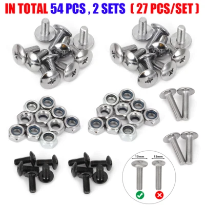 54* For Yamaha Banshee 350 ATV Fender Bolt Screw Nut Mount Kit Plastics Hardware - Image 1 of 4