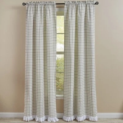 PANELES CORTINA FORRADOS KINDRED 72X84" CON LAZOS, NUEVOS EN PAQUETE, ¡ENVÍO GRATUITO! Foto 1 de 2