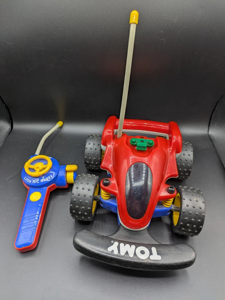 Vintage 1990 TOMY ‘Little R/C Buggy’ no react to remote, AS IS, for some repair - Image 1 of 4