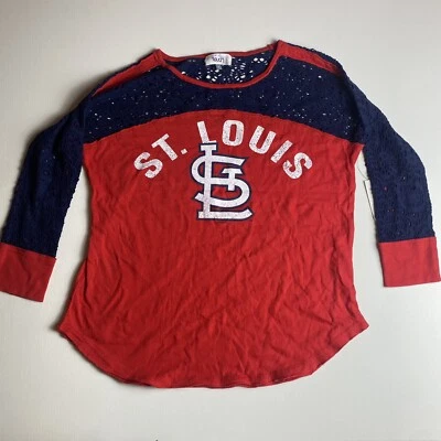 St Louis Cardinals MLB Women's Touch by Alyssa Milano Shirt 3/4 Sleeve Shirt - Image 1 of 4