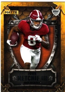 2022 Wild Card Matte Weekend Warrior Chase JOHN METCHIE III  #/100 MADE - Picture 1 of 1
