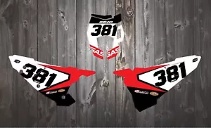CustomMX: Number board graphics to fit Gas Gas EC XC 200 250 350 300 models - Picture 1 of 1