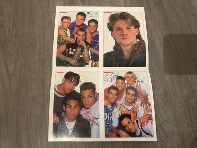 Autogrammkarten 1996 Jimmy Kelly, Backstreet Boys, Caught In The Act & 3T Bravo - Bild 1 von 3