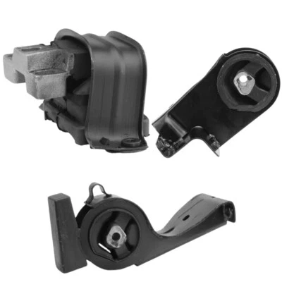 Soportes de motor delanteros, derechos y traseros 3 piezas para Chrysler Cirrus 2000 L4-2,0 L Foto 1 de 4