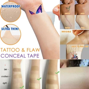 6pcs Flaw Hide Tape Birthmark Scar Acne Tattoo Cover Up Concealing Hide Sticke 、 - Picture 1 of 16