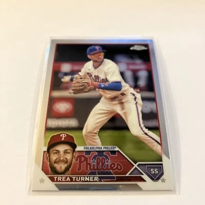 2023 Topps Chrome Lids Mitchell & Ness - 2023 Design #23-5 Trea Turner - Image 1 of 2