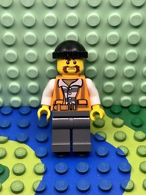 Lego минифигурка городской полицейский бандит Cty0701 - Изображение 1 из 2