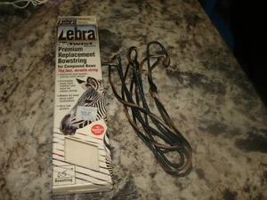 Mathews Zebra ZS Twist Premium Replacement Bowstring - 65" New brown black - Picture 1 of 3