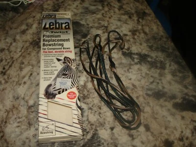  Mathews Zebra ZS Twist Premium Replacement Bowstring - 65" New brown black  - Image 1 of 3