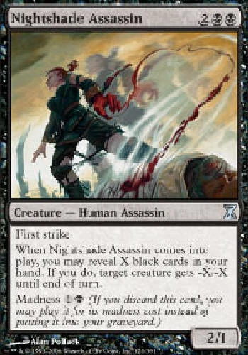 NIGHTSHADE ASSASSIN X4 4 4X Time Spiral MTG Magic the Gathering Cards DJMagic - Image 1 of 1