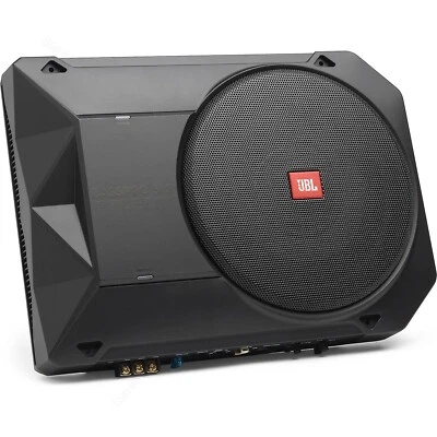 SUBWOOFER Auto SOTTO SEDILE JBL Attivo Amplificato Sub Woofer piatto sottile 8" - Immagine 1 di 4