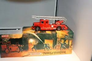 1935 Mercedes Fire Truck 1/43 Scale Matchbox Models of Yesteryear Mint in Box - Picture 1 of 7