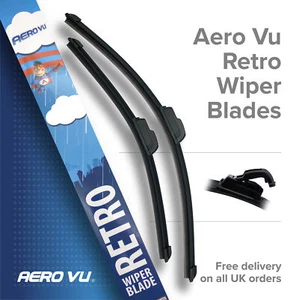 For Isuzu D-MAX Pickup 22/19" Front Aero VU Flat Wiper Blades Set BRAND NEW 2pcs - Picture 1 of 11