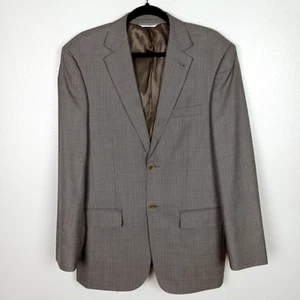 Jhane Barnes Suit Men's Pants 33x31 Jacket 40R 100% Wool Business Workwear Flaws - Picture 1 of 24