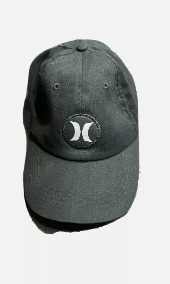 Gorra de béisbol Hurley Big Boys joven logotipo icónico sombrero negro 8/20 Foto 1 de 1