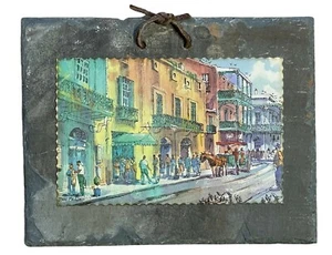 John McCann Nueva Orleans estampado de Brennan en pizarra histórica para techos de Nueva Orleans - Imagen 1 de 11