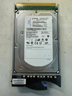 IBM 03N6332 03N6331 146.8Gb 10K Ultra-320 SCSI 80-Pin Hot Swap 3.5in pSERIES - Image 1 of 4