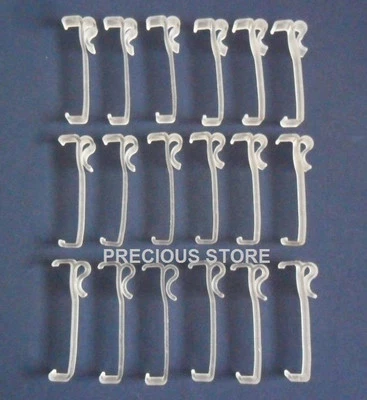 18 piezas clips de cenefa de 3 pulgadas para piezas horizontales de imitación de madera y persianas de madera  Foto 1 de 3
