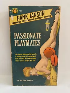 Passionate Playmates Hank Janson US 1st Ed Gold Medal 60s Crime Pulp sleaze - Picture 1 of 6
